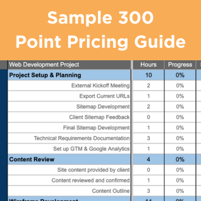 Sample 300 Point Pricing Guide Cover